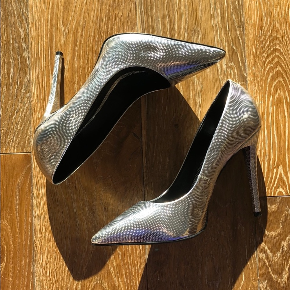 Silver Aldo Kristina Pumps Size 9 US
